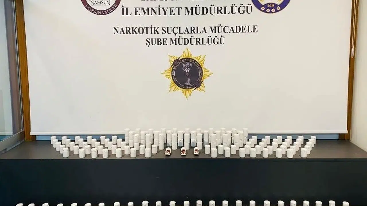 Samsun'da zehir tacirlerine ağır darbe: 10 binden fazla hap yakalandı