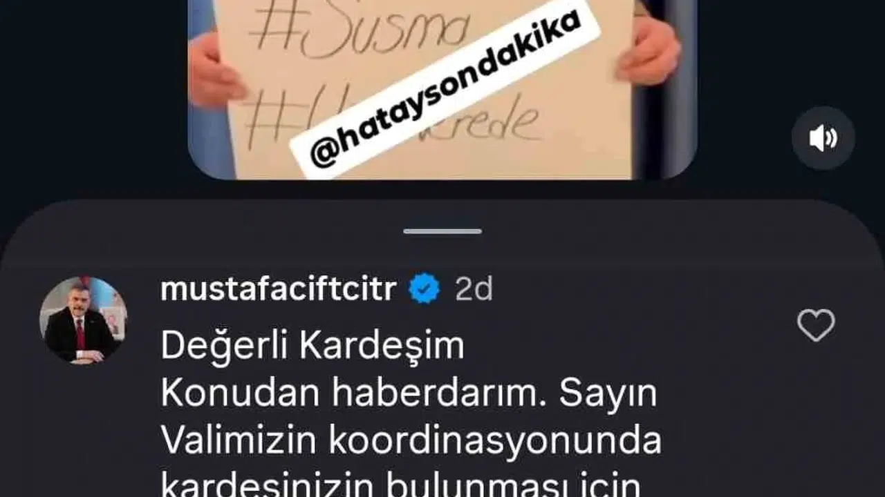 Kayıp kardeş için devletin zirvesinden umut veren mesaj: Bakan Çiftçi bizzat devreye girdi