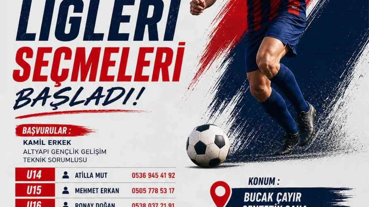 Yeşil sahaların yeni yetenekleri Niğde’de keşfedilecek: Hayallerini sahaya taşımak isteyenler için kapılar açıldı