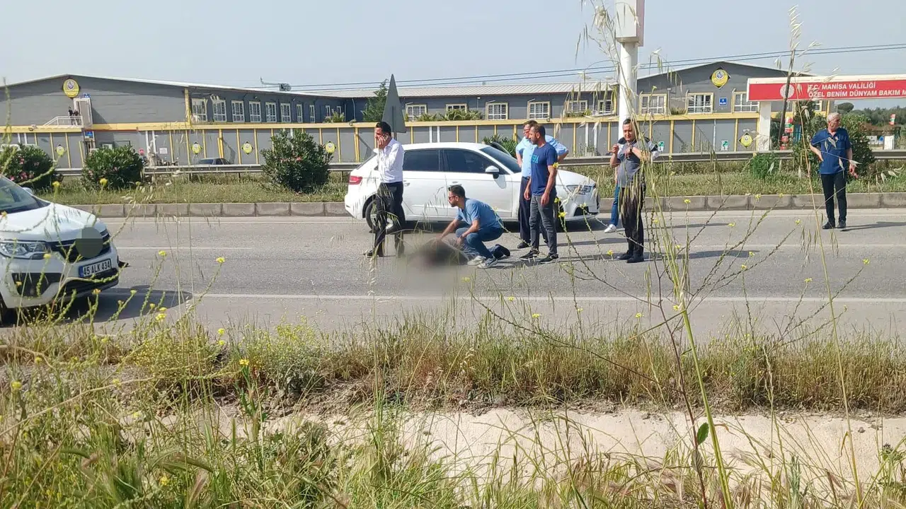 Salihli’de kahreden kaza: Yolun karşısına geçmek isterken canından oldu