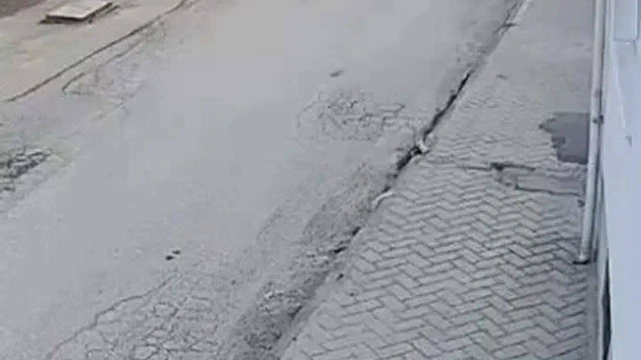 Sokak ortasında korku dolu anlar: Ablasının yanına sığınarak kurtuldu