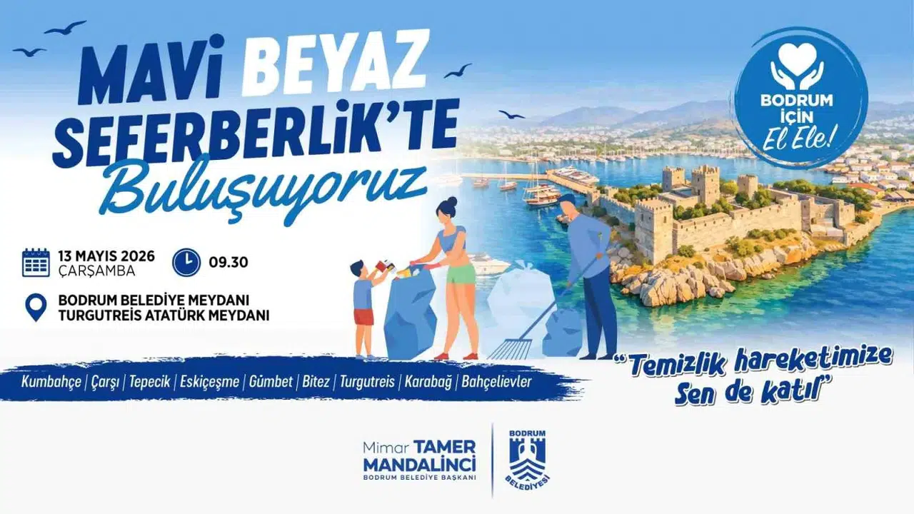 Bodrum’da temizlik vakti: Başkan Mandalinci’den dev çevre hamlesi için çağrı
