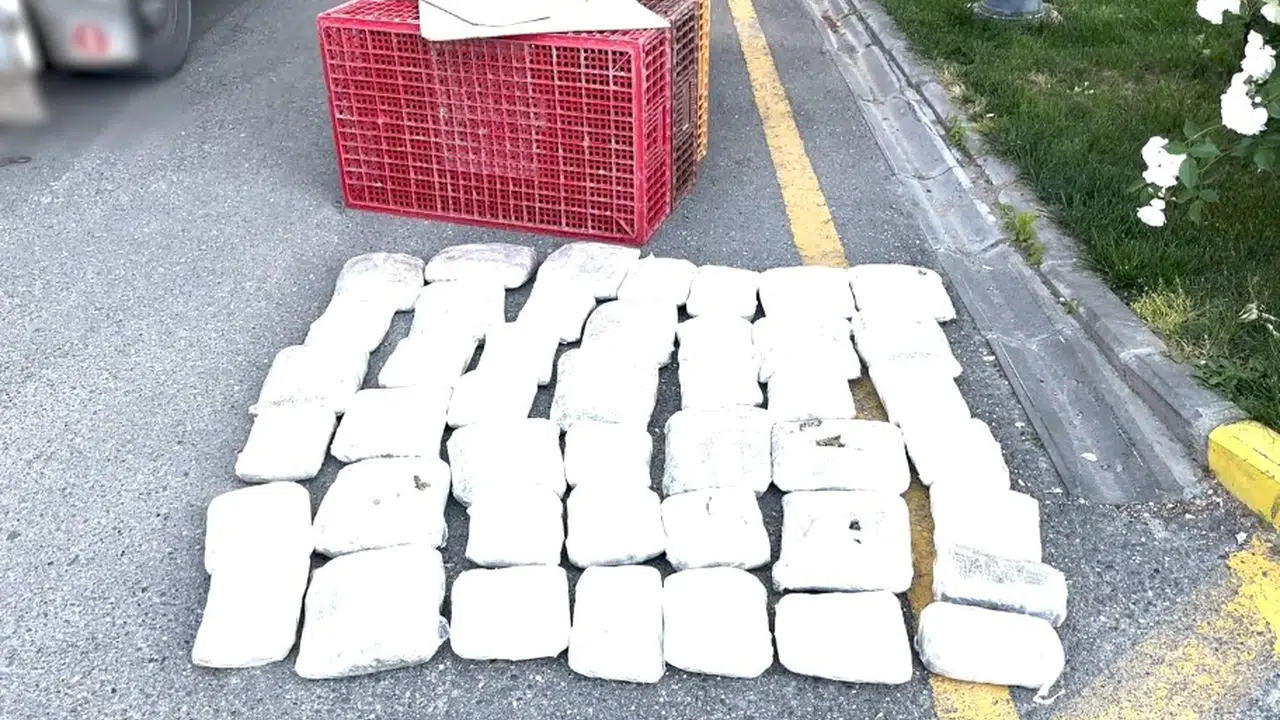 Batman'da zehir tacirlerine geçit yok: Kamyonetin kasasından 20 kilo skunk çıktı