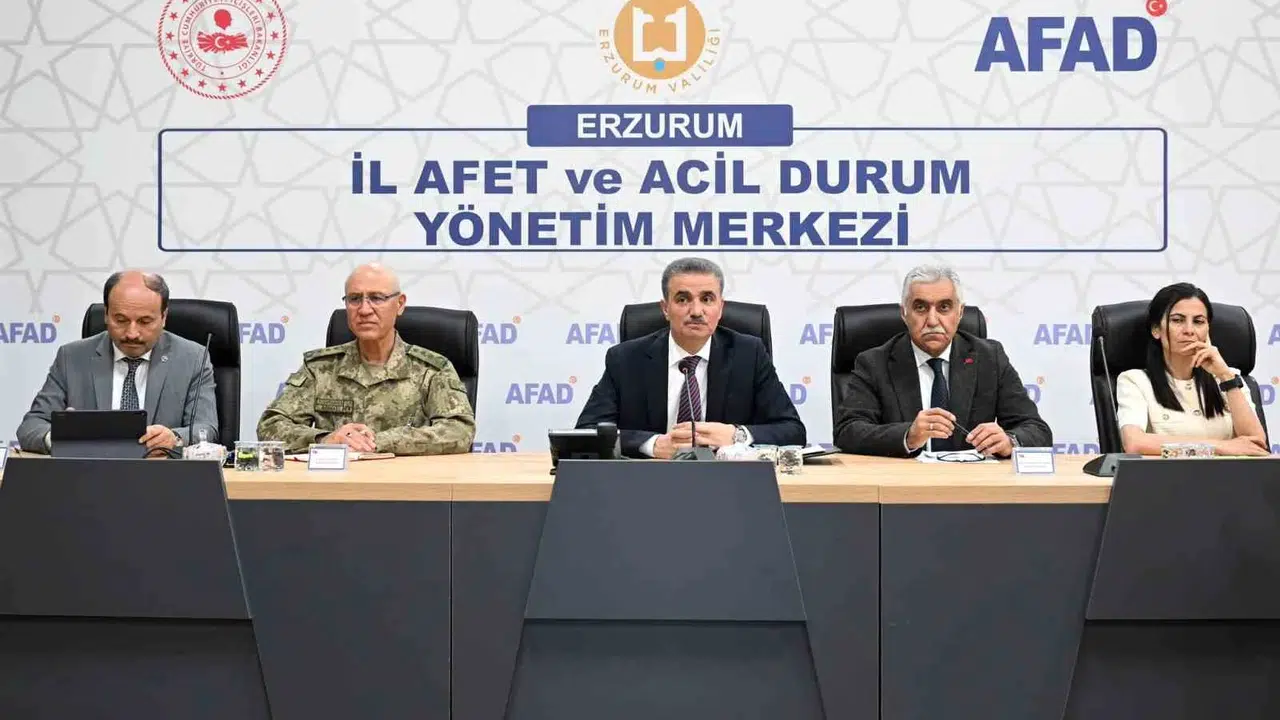 Erzurum’da kritik sığınak zirvesi: Olası risklere karşı tam koruma planı