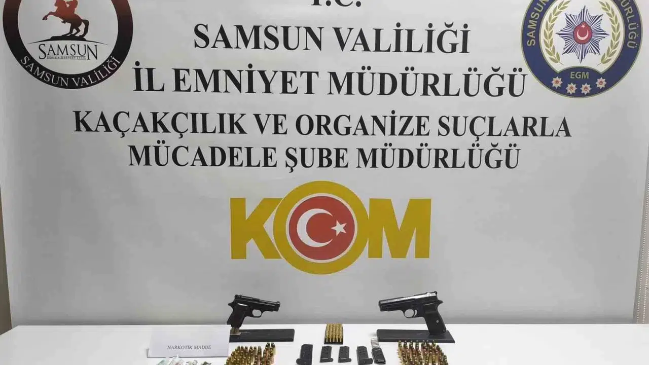 Atakum’da şafak operasyonu: Adım adım takip edilen adresten cephanelik çıktı