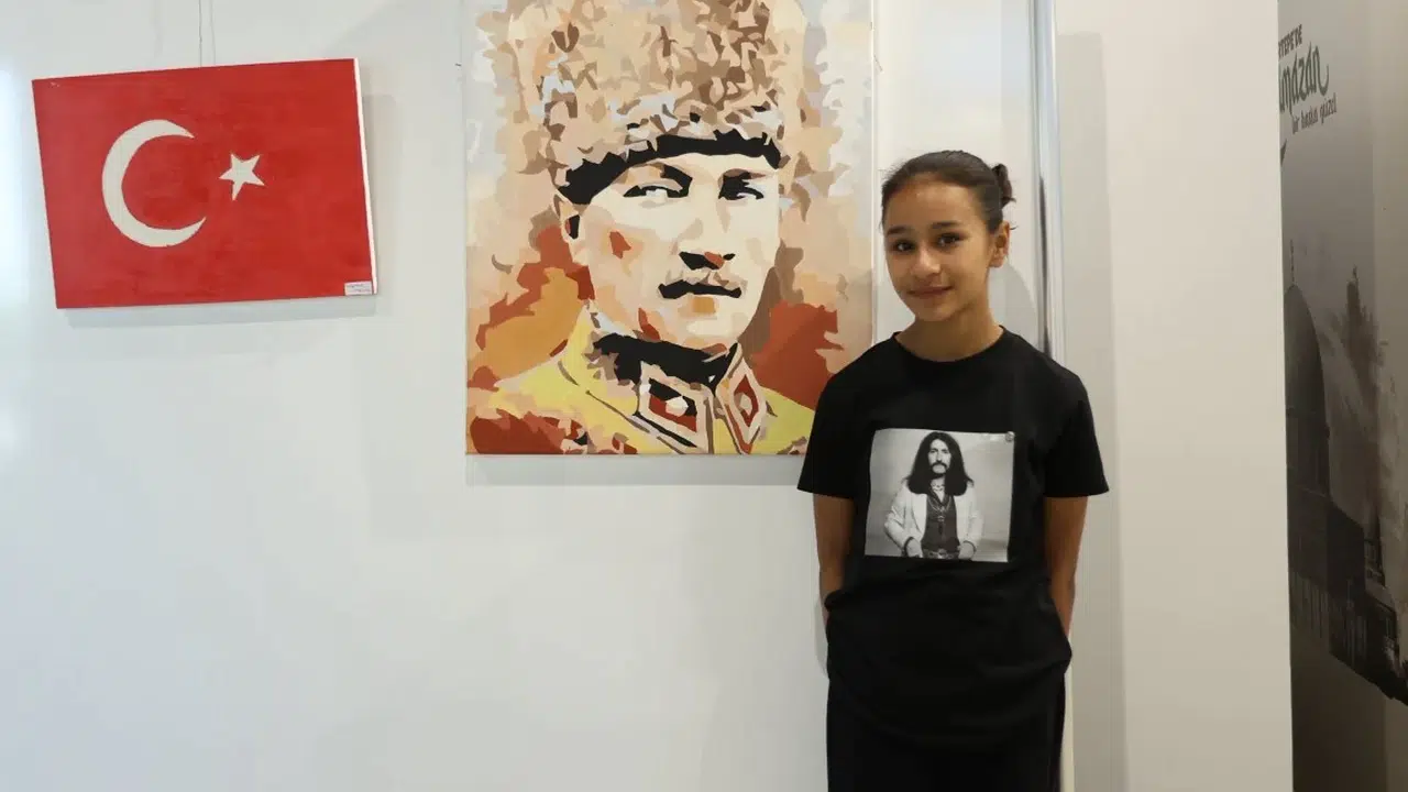 Genç fırçalar Milli Mücadele’yi tuvale taşıdı: Kartepe’de sanat dolu bayram coşkusu