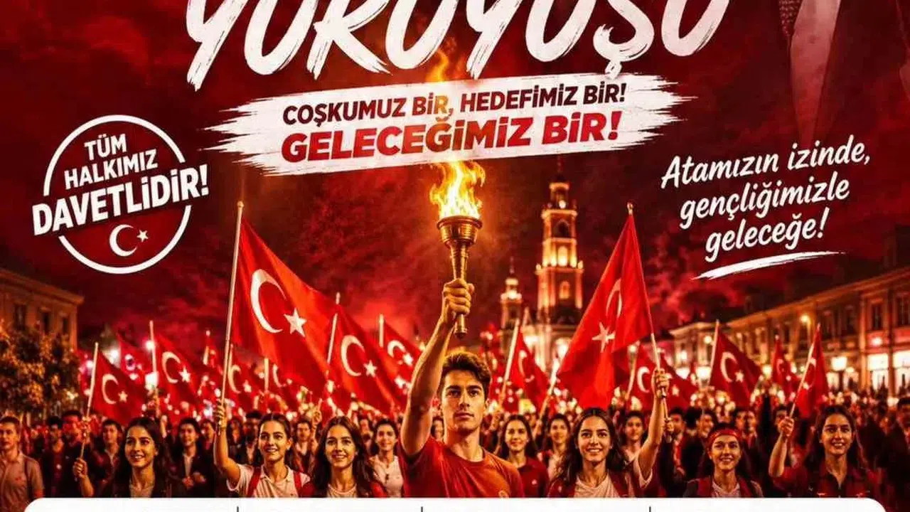 Nazilli’de 19 Mayıs coşkusu: Başkan Tetik tüm şehri bayraklarla yürüyüşe çağırdı
