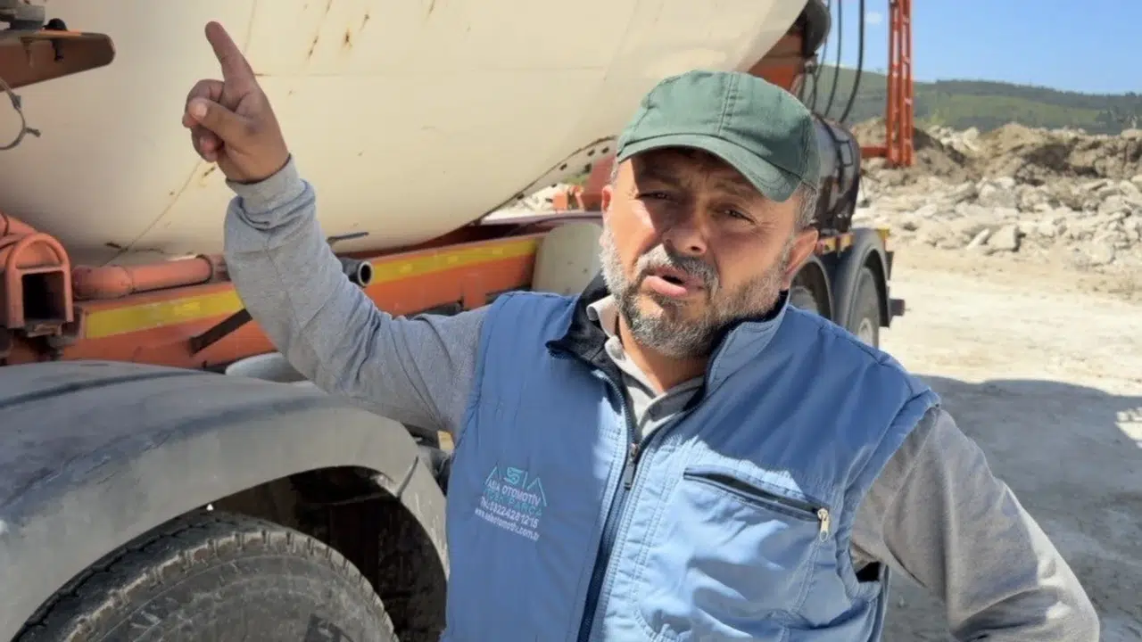 Beton mikseri yuvaya dönüştü: Şantiye çalışanlarından doğaya büyük vefa