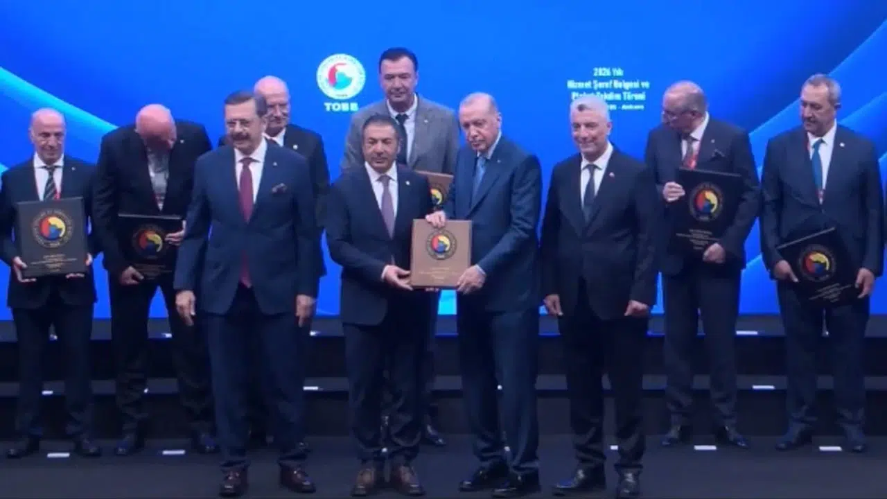 Denizli iş dünyasının gurur günü: Uğur Erdoğan’a Cumhurbaşkanlığı imzalı onur nişanı