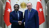 Cumhurbaşkanı Erdoğan Sudan Başbakanı Kamil İdris'i Külliye'de kabul etti