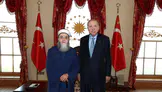 Cumhurbaşkanı Erdoğan Dolmabahçe'de Ahmet Mahmut Ünlü'yü kabul etti