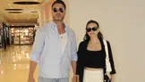 Burak Çelik ve eşi Ece Çelik Zorlu AVM'de el ele görüntülendi