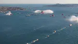 İstanbul Boğazı'nda 15 Temmuz şehitleri için 253 gemilik dev kortej