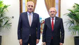 TBMM Başkanı Numan Kurtulmuş ile CHP Genel Başkanı Kemal Kılıçdaroğlu görüştü
