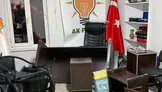 AK Parti Emet İlçe Başkanlığı binasına saldırı düzenlendi