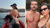 Aybüke Pusat ve Furkan Andıç’tan romantik tatil pozları