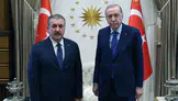 Cumhurbaşkanı Erdoğan ile BBP Lideri Destici Külliye’de görüştü