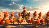 Denizli horozu Türkiye’nin ilk yapay zeka filminde rol aldı