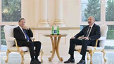 Aliyev, Herzog ile bir araya geldi