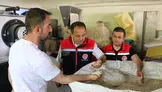 Alper Koçaker, hububat ve bakliyat eleme tesisini ziyaret etti