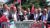 Cenevre’de Filistin İçin Ortak Ses: Sendikalardan Uluslararası Topluma ‘Sessiz Kalmayın’ Çağrısı