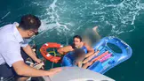 Didim açıklarında deniz yatağıyla sürüklenen çocuk sahil güvenlik tarafından kurtarıldı