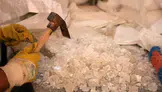 Kırşehir'de yaz turşuluk sezonu kaya tuzu satışlarını artırdı