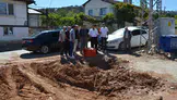 Emet kaymakamı köylerde altyapı çalışmalarını yerinde inceledi