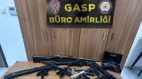 Bursa’da silah deposu baskını: Çok sayıda silah yakalandı!