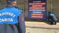 Şahinbey Belediyesi'nden zehir saçan raflara müdahale: 3 market mühürlendi