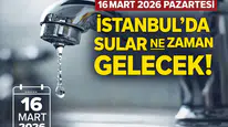 İstanbul’da 16 Mart Alarmı: İSKİ İlçe İlçe Su Kesintisi Listesini Yayınladı