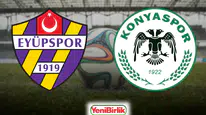 EYÜPSPOR-KONYASPOR MAÇI A SPOR CANLI YAYIN BİLGİSİ! Bugün saat kaçta, şifresiz mi, hangi statta oynanacak?