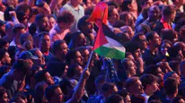 Eurovision’da insanlık onuru sahnede: Şarkılar değil, 'Soykırımı Durdurun' feryatları yankılandı!