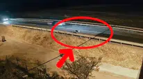 Tekirdağ'da otobüs durağına bırakılan motosiklet böyle çalındı