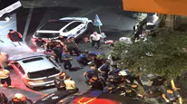 Kağıthane'de kavga çıktı, şüpheliler havadan takip edildi