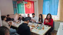 Eskişehir'de eğitim gören Türk Dünyası öğrencileri kahvaltıda bir araya geldi