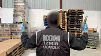 İzmir’de yılın en büyük kaçak içki operasyonu gerçekleştirildi