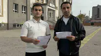 Yüksekova'da baba ve oğul aynı okulda KPSS heyecanı yaşadı