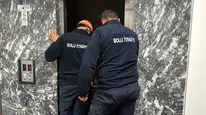 Bolu'da iş merkezindeki asansörde mahsur kalan çifti itfaiye kurtardı