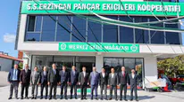 Vali Hamza Aydoğdu'dan Erzincan Pancar Ekicileri Kooperatifine ziyaret