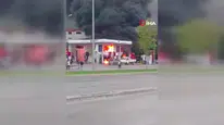 Denizli'de akaryakıt istasyonunda tanker patladı: Yangın sürüyor