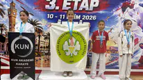 Manisa BBSK, Türkiye Karate Federasyonu Yıldızlar Ligi'nde 63 madalya kazandı