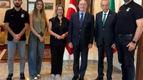 Denizli Basket, Lizbon Büyükelçiliği'ni ziyaret etti