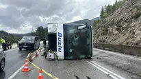 Burdur'da 1 kişinin öldüğü otobüs kazasında sürücü tutuklandı