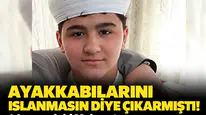 Ayakkabılarını ıslanmasın diye çıkarmıştı! 14 yaşındaki Mahmut Işıldak'ın vefatı yürekleri dağladı