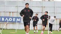 Sivasspor'da Sarıyer maçı mesaisi zorlu hava şartlarında devam ediyor