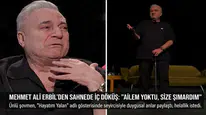 Mehmet Ali Erbil sahnede gözyaşlarına hakim olamadı: 'Annem babam vardı ama yoktu'