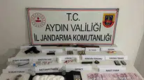 Germencik’te zehir tacirlerine jandarma darbesi: Adreslerden cephanelik çıktı