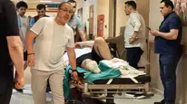 Bahçedeki rutin iş kabusa dönüştü: Genç adamın ayağı makineye sıkıştı