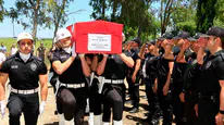 Görevi başında ağır yaralanmıştı: Şehit polis Aydın Üyenarık memleketinde toprağa verildi